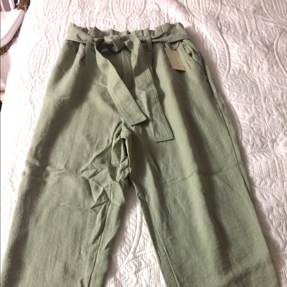 NWT a new day linen pants